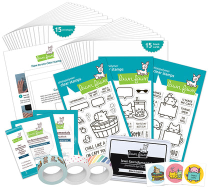 Lawn Fawn kids cardmaking kit: combo two Kartenbastelset