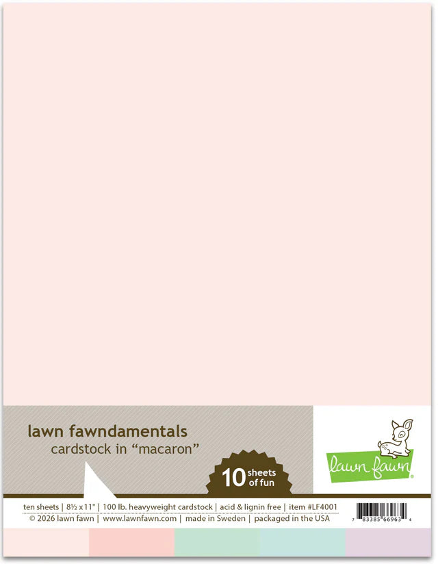 Lawn Fawn cardstock 8.5x11"