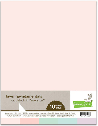 Lawn Fawn cardstock 8.5x11"