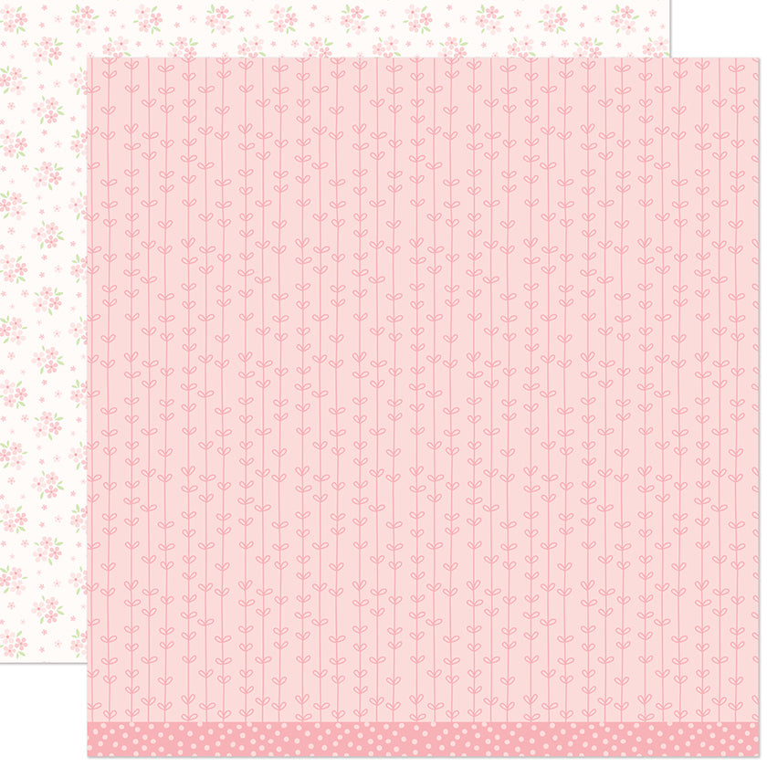 Lawn Fawn Camellia 12x12 Patterned Paper