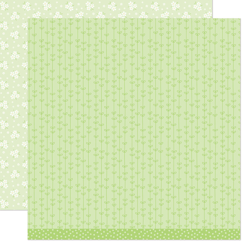 Lawn Fawn Zinnia 12x12 Patterned Paper