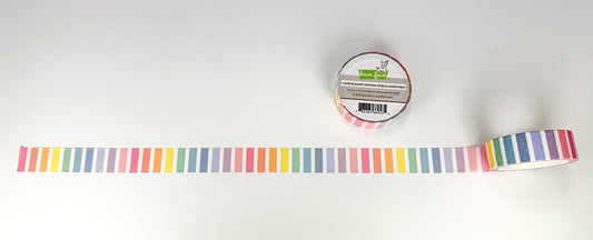 Lawn Fawn Vertical Pastel Rainbow Stripes Washi Tape