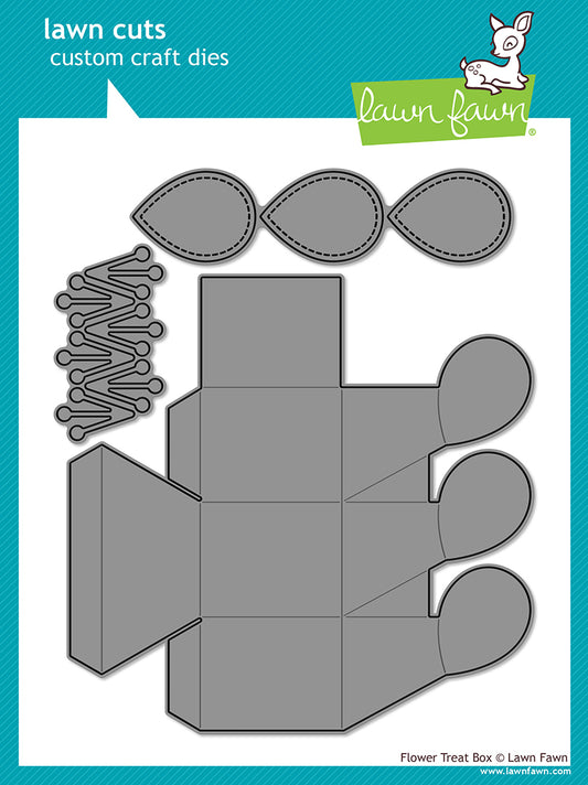 Lawn Fawn Flower Treat Box Stand alone Stanzen