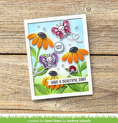 Lawn Fawn Big Blossom Backdrop: Portrait Stand alone Stanzen