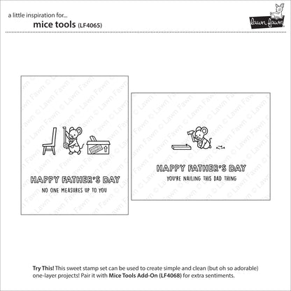 Lawn Fawn mice tools