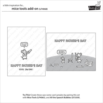 Lawn Fawn mice tools add-on