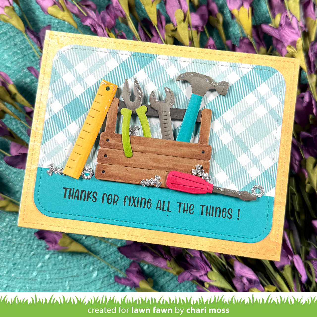 Lawn Fawn henry's build-a-sentiment: tools
