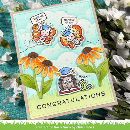 Lawn Fawn tiny sentiments: graduation