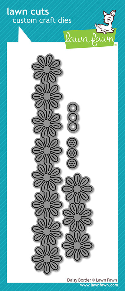 Lawn Fawn daisy border