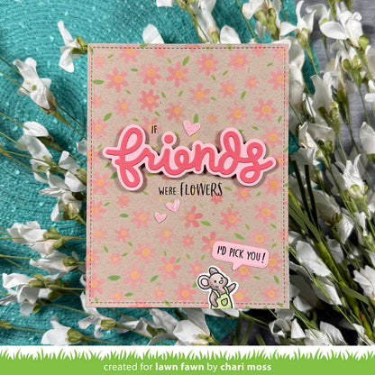 Lawn Fawn scripty friends Stanze