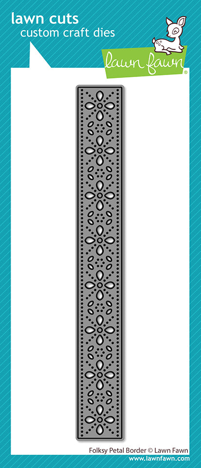 Lawn Fawn Folksy Petal Border Stanzen
