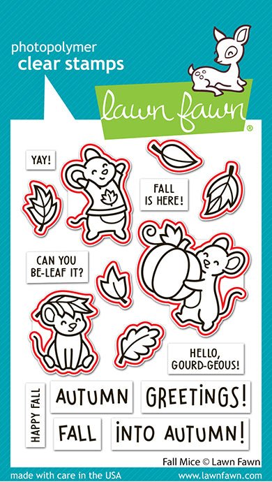 Lawn Fawn Fall Mice Lawn Cuts Stanzen