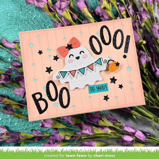 Lawn Fawn Happy Ghost Tag Lawn Cuts Stanzen