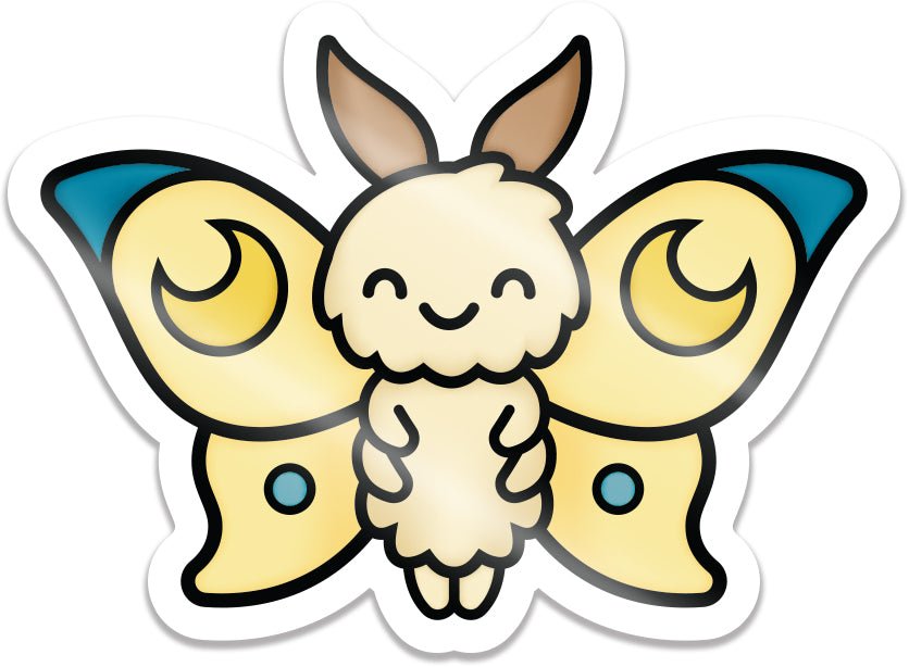 Lawn Fawn Moth Vinyl Sticker (3 stk.)