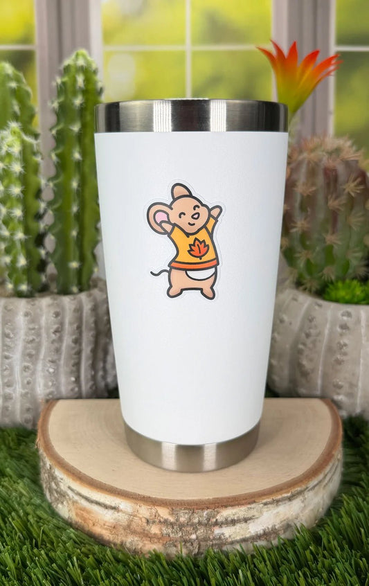 Lawn Fawn Fall Mouse Vinyl Sticker (3 stk.)