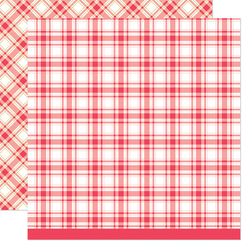 Lawn Fawn poinsettia Designpapier 12x12