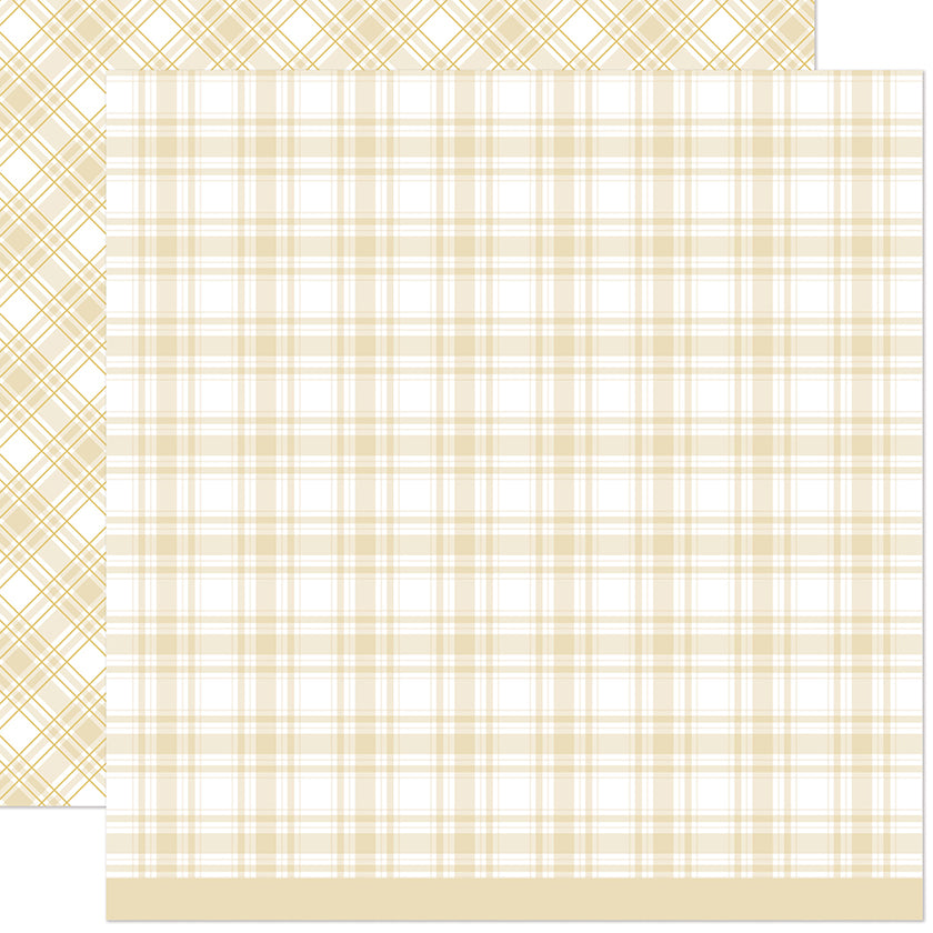 Lawn Fawn cozy cabin Designpapier 12x12