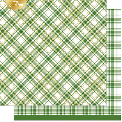 Lawn Fawn pinecone path Designpapier 12x12 Produktbild 2