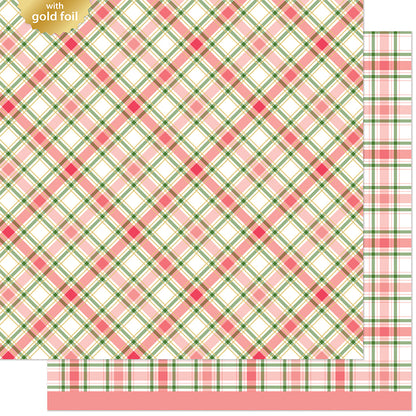 Lawn Fawn ginger snap Designpapier 12x12 Produktbild 2