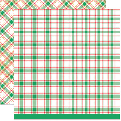 Lawn Fawn mistletoe Designpapier 12x12