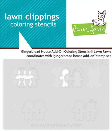 Gingerbread House Add-On Stempel + Stanze + Coloring Stencils Produktbild 5