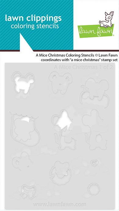 A Mice Christmas Stempel + Stanze + Coloring Stencils Produktbild 5