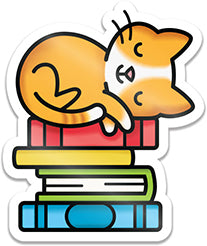 Lawn Fawn Book Stack Vinyl Sticker