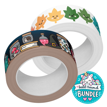 Lawn Fawn Washi Tape Hocus Pocus + Happy Leaves