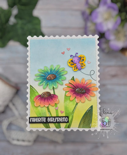 Lawn Fawn meadow backdrop: landscape Stanzen