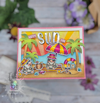 Lawn Fawn Pool Party Clear Stamp 4x6