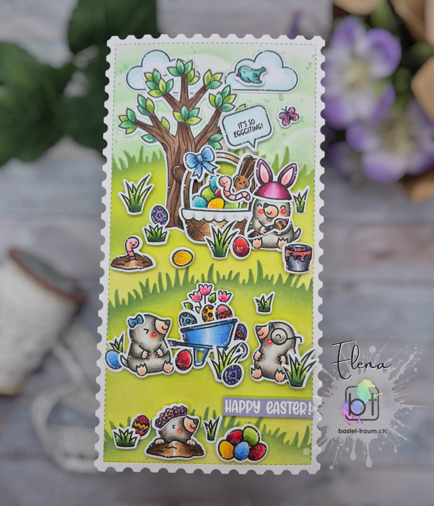 Lawn Fawn Garden before 'n afters Clear Stamp 4x6