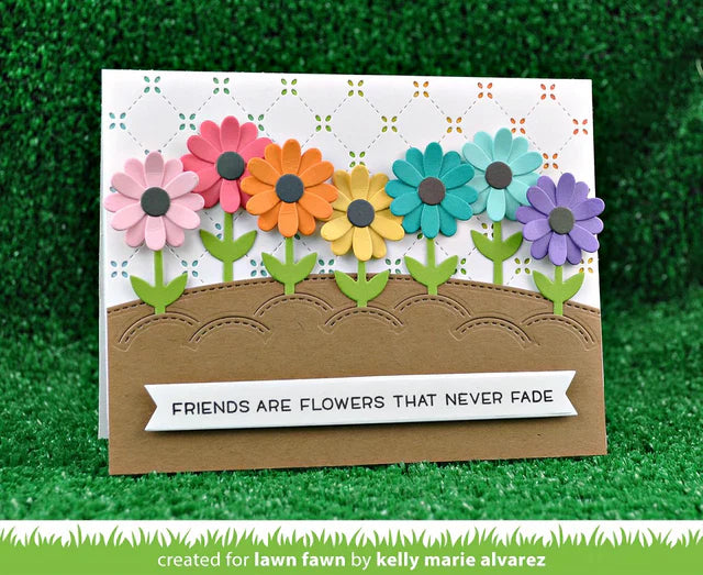 Lawn Fawn little flowers Stanzen Stand Alone