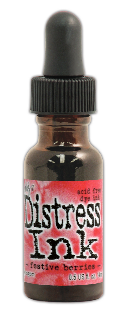Ranger - Tim Holtz Distress Ink Pad Re-Inker - Festive Berries