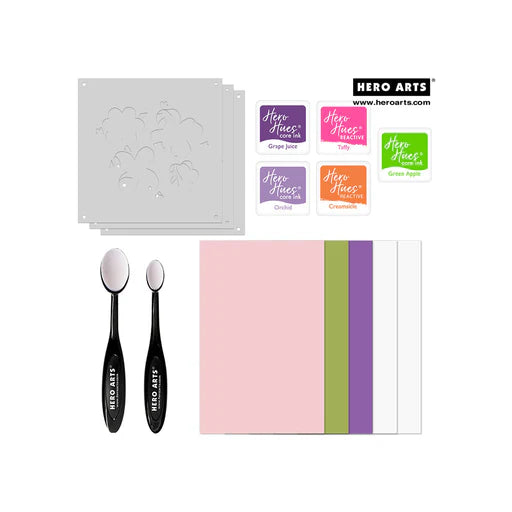 Hero Arts How To Color Layer Technique Kit - Farblayer Technikkit