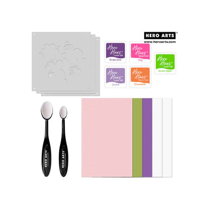 Hero Arts How To Color Layer Technique Kit - Farblayer Technikkit