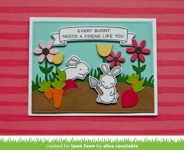 Lawn Fawn little flowers Stanzen Stand Alone