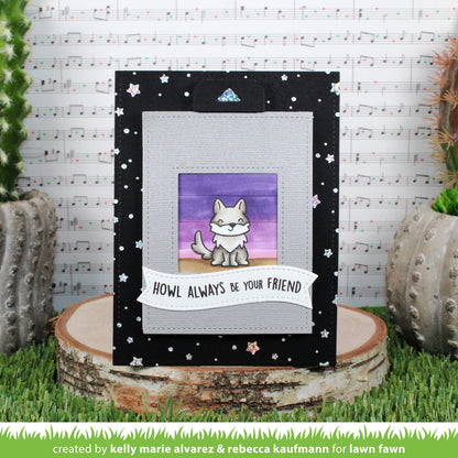 Lawn Fawn Starry Sky Background  Hot Foil Plate