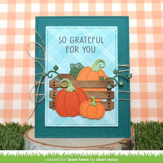 Lawn Fawn Stitched Pumpkins Stand alone Stanzen