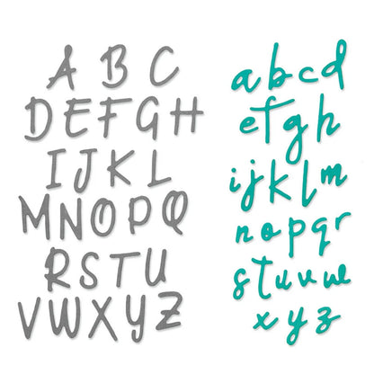 Sizzix Thinlits Alphabet Set Emily Tootle
