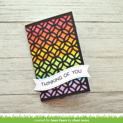 Lawn Fawn - Wavy Sayings - Clear Stamp 3x4