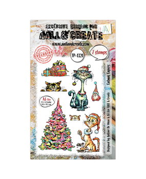 AALL and Create Santa's Sidekicks Catmas Capers A6 Stamp Set