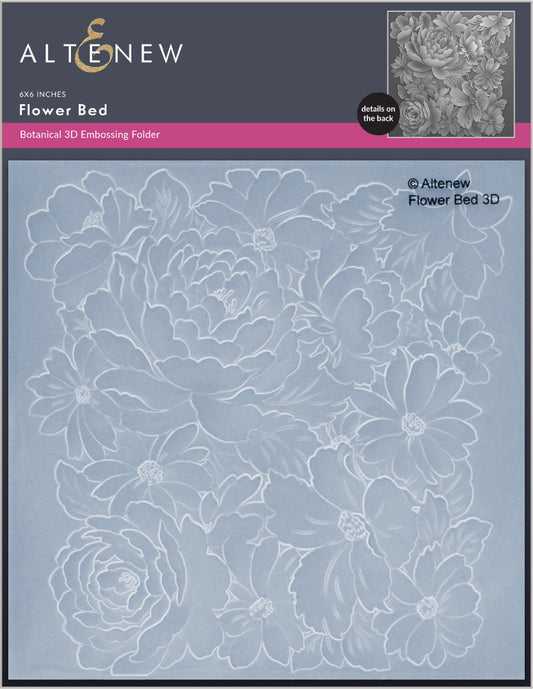 Altenew - 3D Embossing Folder - Flower Bed
