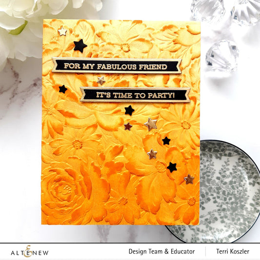 Altenew - 3D Embossing Folder - Flower Bed