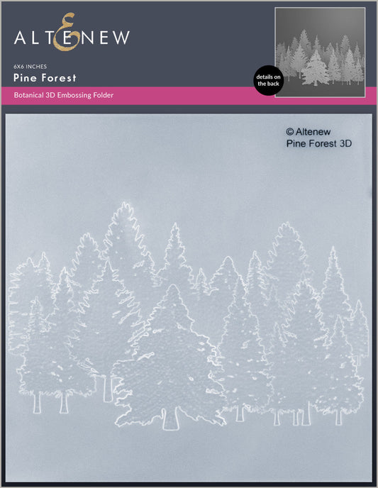 Altenew - 3D Embossing Folder - Pine Forest