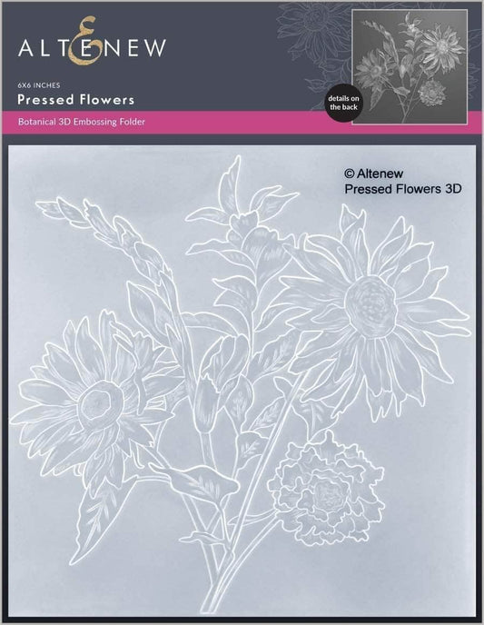 Altenew - 3D Embossing Folder - Pressed Flowers