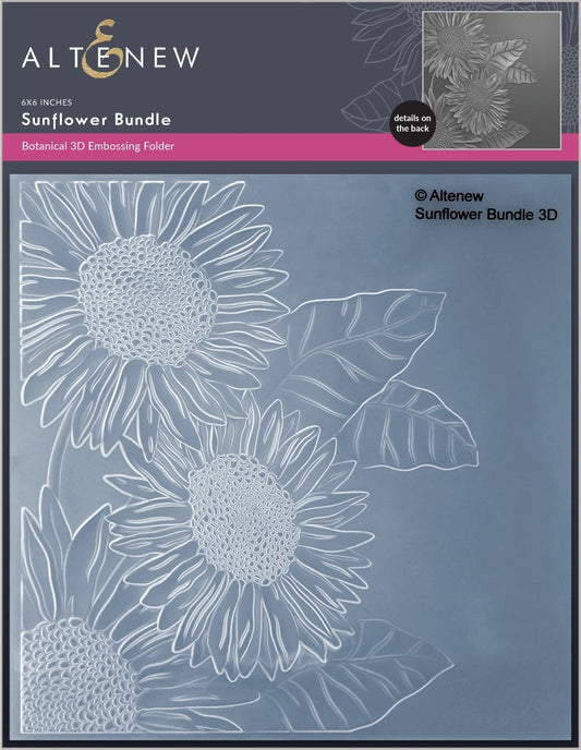 Altenew - 3D Embossing Folder - Sunflower Bundle