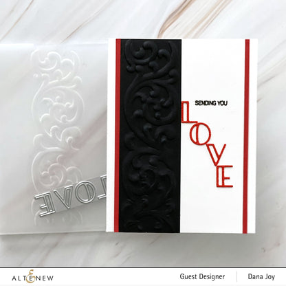 Altenew - 3D Embossing Folder - Swirl Motif
