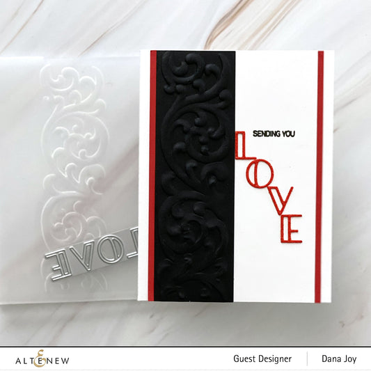 Altenew - 3D Embossing Folder - Swirl Motif