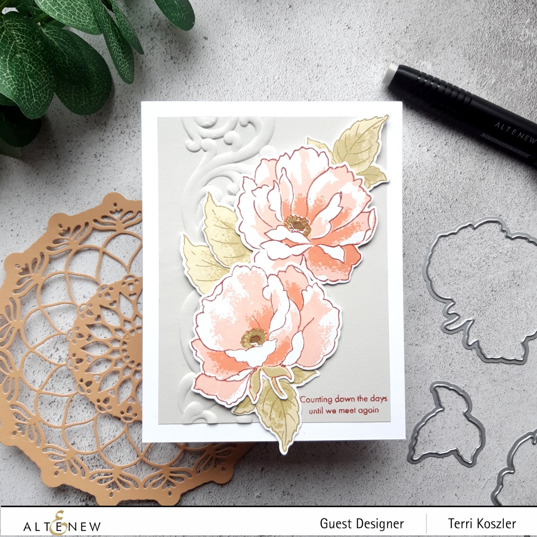 Altenew - 3D Embossing Folder - Swirl Motif