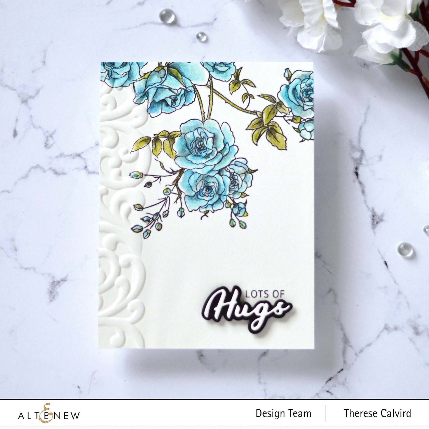 Altenew - 3D Embossing Folder - Swirl Motif